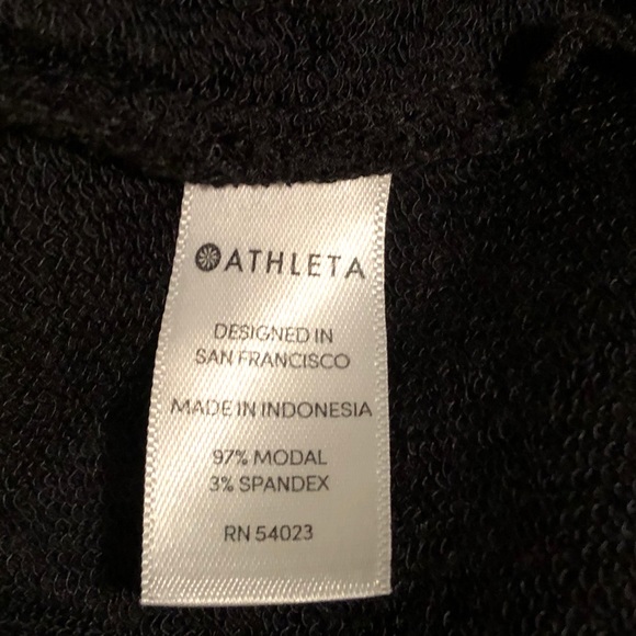 Athleta Black Criss Cross Tulip Hem Sweater - Picture 9 of 9